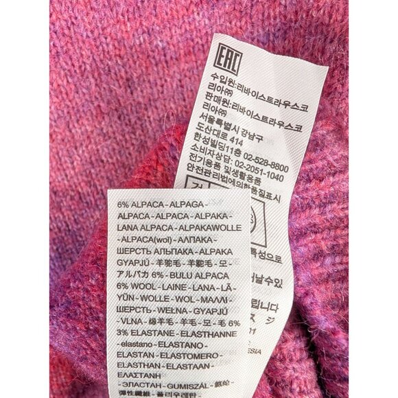 Levi's Pink and Purple Striped Crew Neck Sweater - Picture 13 of 14